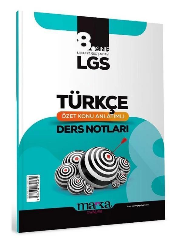 Marka 2025 8. Sınıf LGS Türkçe Özet Konu Anlatımlı Ders Notları Marka Yayınları - Marka Yayınları - Image 1