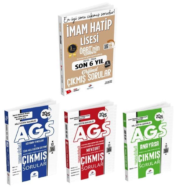 Dizgi Kitap 2025 ÖABT İmam Hatip Lisesi + AGS Eğitimin Temeller + Mevzuat + Anayasa Çıkmış 4 lü Set - Dizgi Kitap Yayınları - Image 1