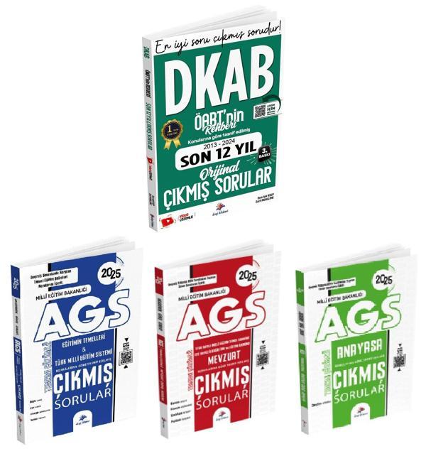 Dizgi Kitap 2025 ÖABT Din Kültürü + AGS Eğitimin Temelleri + Mevzuat + Anayasa Çıkmış 4 lü Set - Dizgi Kitap Yayınları - Image 1