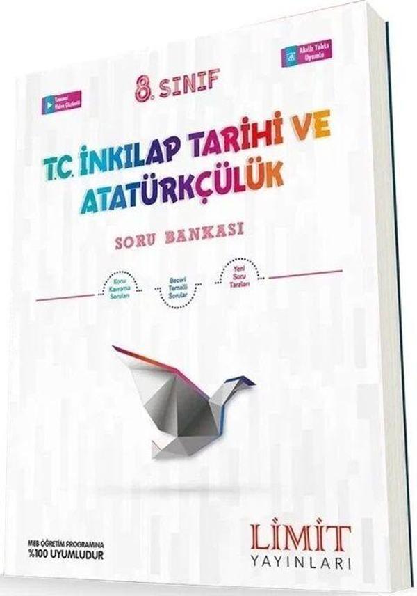 Limit Yayınları 8. Sınıf T.C. İnkılap Tarihi ve Atatürkçülük Soru Bankası - Limit Yayınları - Image 1
