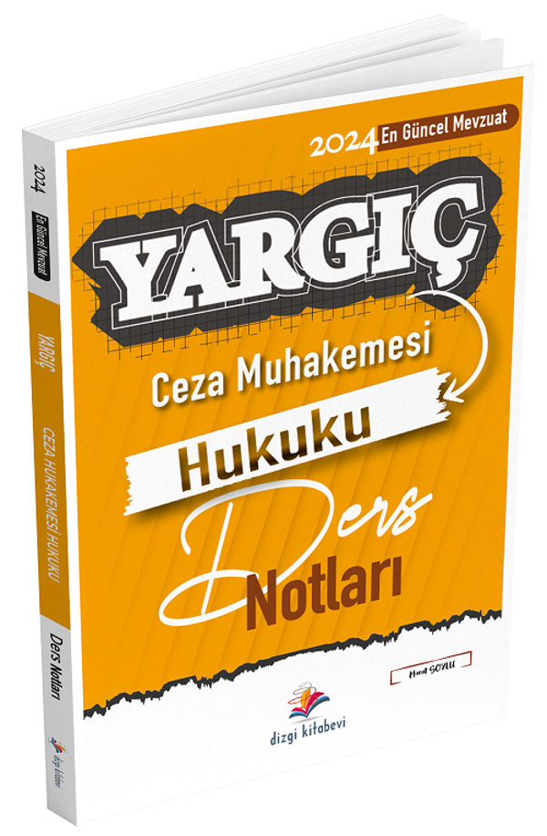 Dizgi Kitap 20242 Hakimlik YARGIÇ Ceza Muhakemesi Ders Notları - Murat Soylu Dizgi Kitap - Dizgi Kitap Yayınları - Image 1