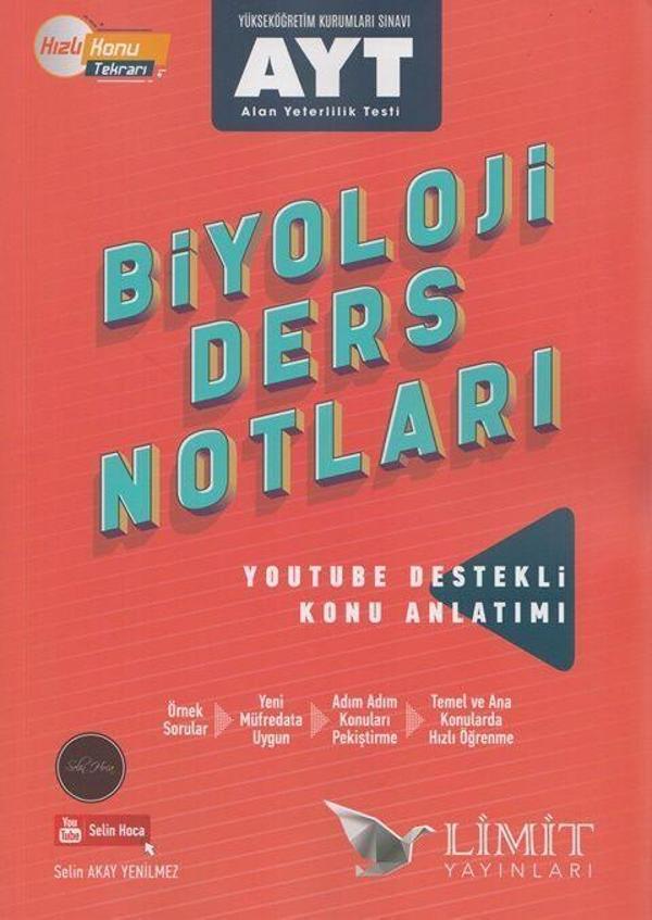 Limit Yayınları AYT Biyoloji Ders Notları - Limit Yayınları - Image 1
