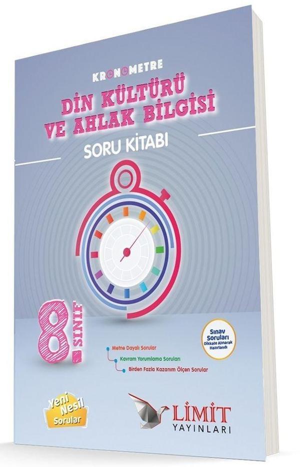 Limit Yayınları 8. Sınıf Kronometre Din Kültürü ve Ahlak Bilgisi Soru Bankası - Limit Yayınları - Image 1