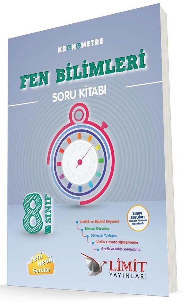 Limit Yayınları 8. Sınıf Kronometre Fen Bilimleri Soru Bankası - Limit Yayınları - Image 1