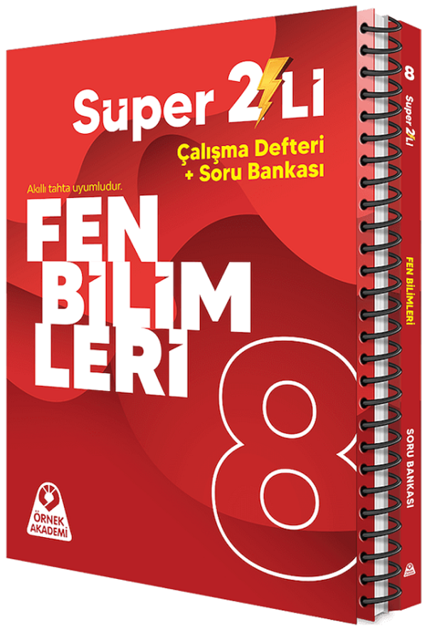 Örnek Akademi 8. Sınıf Fen Bilimleri Süper İkili Çalışma Fasikülleri Seti Örnek Akademi Yayınları - Örnek Akademi Yayınları - Image 1