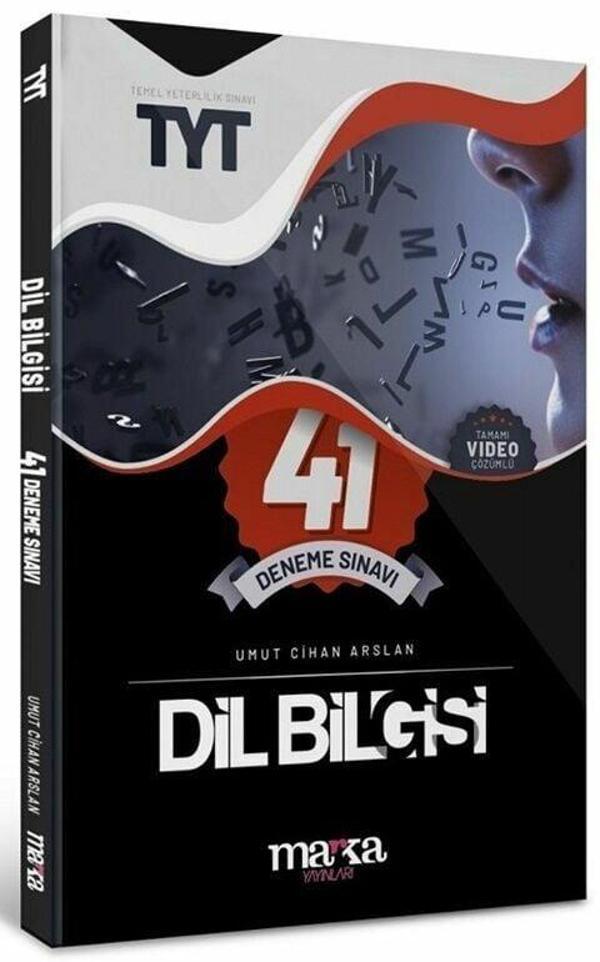 Marka 2025 YKS TYT Dil Bilgisi 41 Deneme Video Çözümlü Marka Yayınları - Marka Yayınları - Image 1