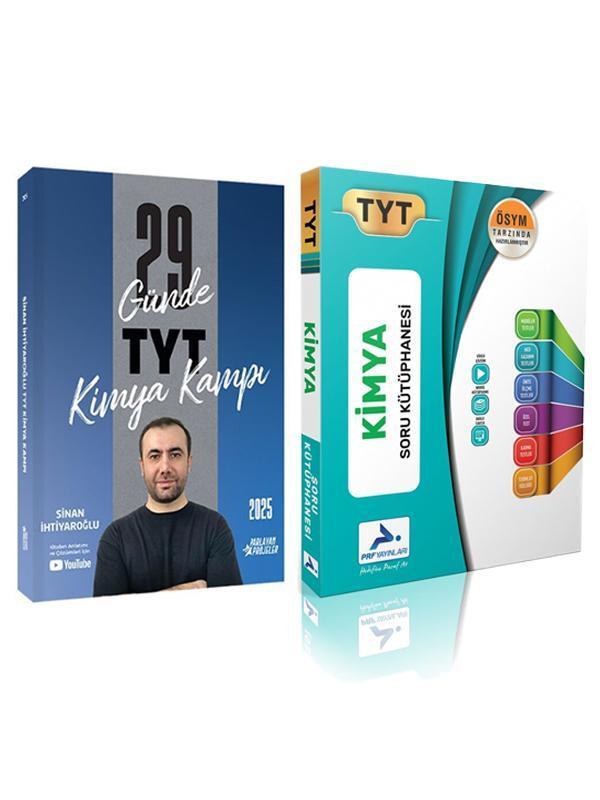 Parlayan Proje TYT Kimya Kampı ve PRF TYT Kimya Soru Kütüphanesi 2 li Set - Parlayan Projeler - Image 1