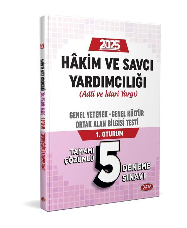 Data 2025 Adli İdari Hakim ve Savcı Yardımcılığı MECELLE Ortak Alan 1. Oturum 5 Deneme Çözümlü - Data Yayınları - Image 1