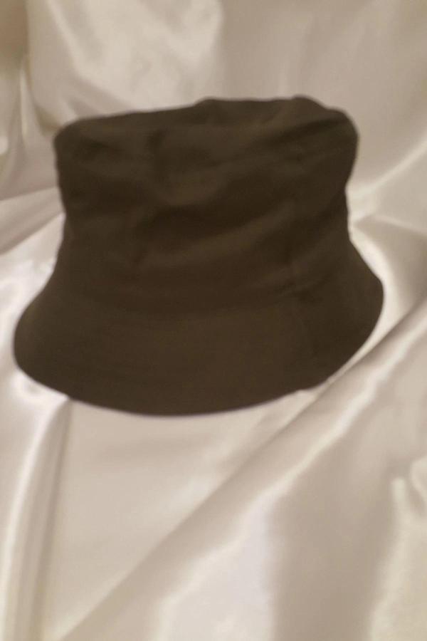 Şapka Bucket Şapka Balıkçı Kova Şapka Unisex Yuvarlak Şapka Haki - Image 1