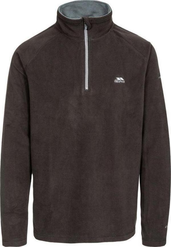 Trespass MAFLMFN10001-BLK Blackford - Male Microfleece At100 Erkek Polar - Image 1