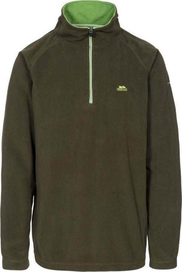 Trespass MAFLMFN10001-OLI Blackford - Male Microfleece At100 Erkek Polar - Image 1