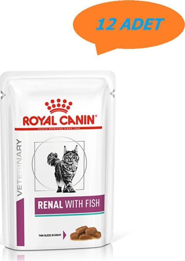Renal with Fish Balık Etli Kedi Yaş Maması 12 x 85gr - Image 1