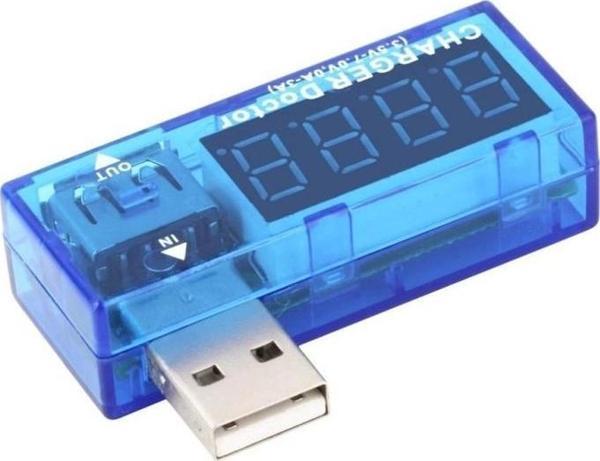 USB Şarj Ölçer Şarj Doktoru Voltmetre Ampermetre Şarj Metre - Image 1