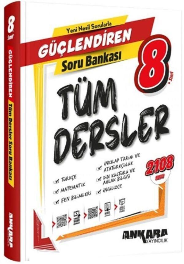 Ankara Yayıncılık 8. Sınıf Tüm Dersler Güçlendiren Soru Bankası - Ankara Yayıncılık - Image 1