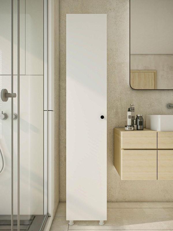 Montenero Çok Amaçlı Dolap Parlak Beyaz Banyo Dolabı - Image 1