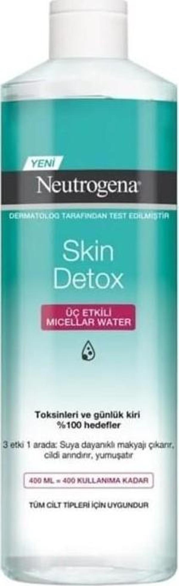 Neutrogena Skin Detox Üç Etkili Micellar Temizleme Suyu 400 ML - Image 1