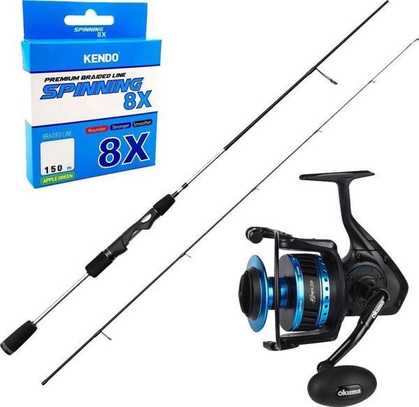 YekOutdoor Üst Düzey Okuma Spin Olta Seti  Okuma Helios SX Spin 2,70cm 15-45 gr 2 Parça Spin Kamışı&Okuma Azores ZXP-400 - Image 1