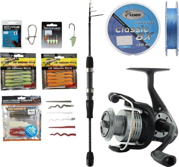 YekOutdoor LRF Olta Seti Okuma Teleskopik Lrf 210cm 1-8 gr Lrf Kamışı&Okuma Revenger RV-25 FD Olta Makinesi - Image 1