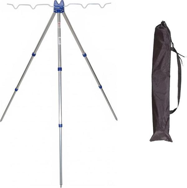 YekOutdoor Alüminyum Katlanır Çantalı Olta Sehpası- Balıkçı Tripodu - Image 1