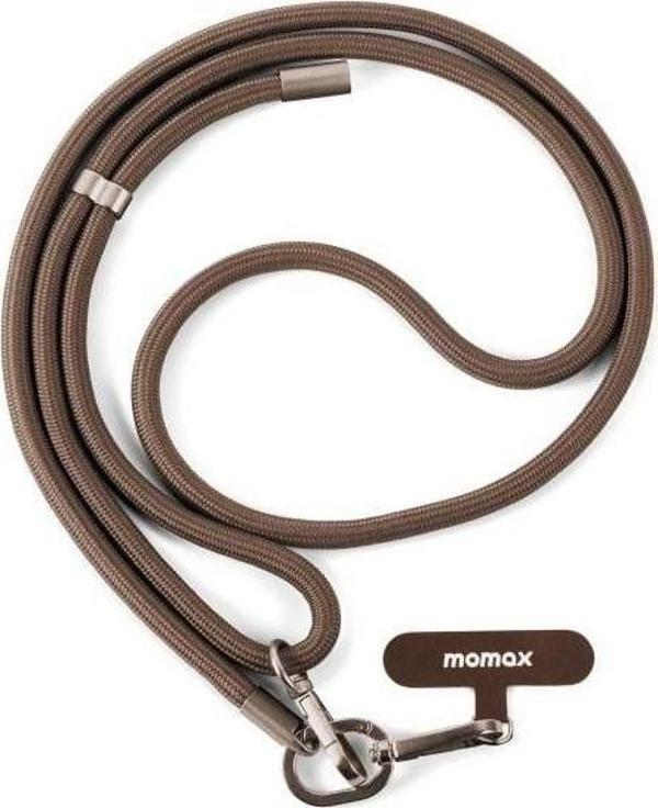 Momax SR39D Kordonlu Çapraz Telefon Askısı Gold - Image 1