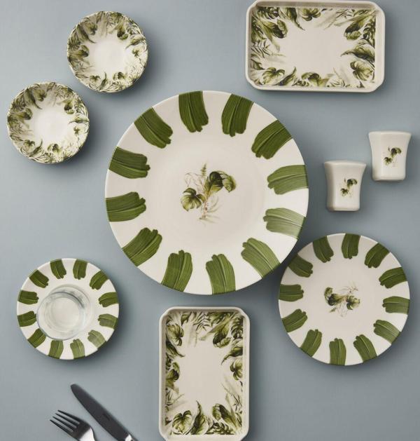 Güral Porselen Camelia 30 Parça 6 Kişilik Bone Kahvaltı Takımı - 3000 - Image 1