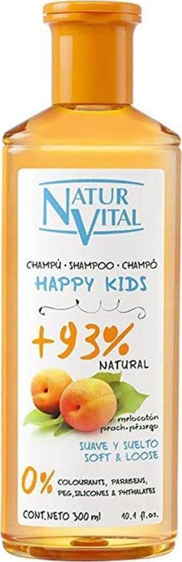 Naturvital Happy Kids Naturaleza Şeftali Şampuan 300 Ml - Image 1
