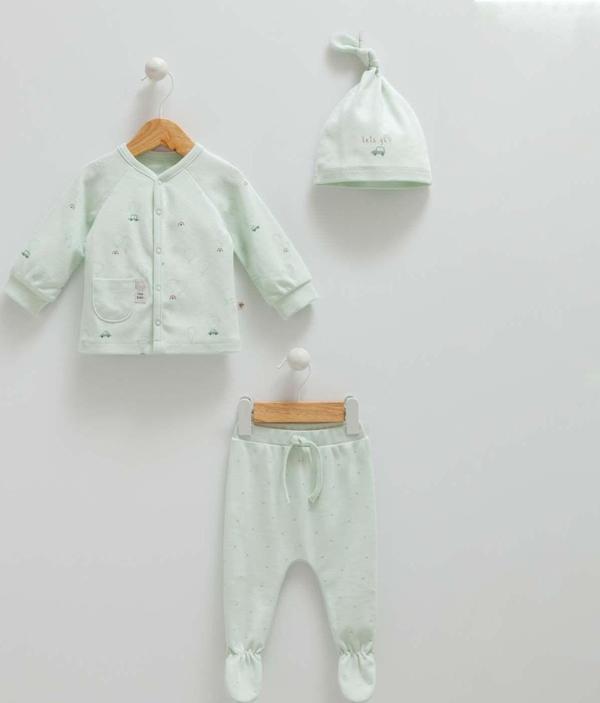 Caramell 2'li Bebek Takımı TKE1196 Yeşil - Image 1
