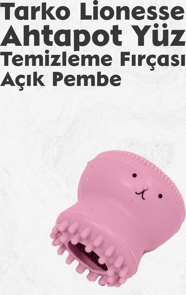 Tarko Lionesse Ahtapot Yüz Temizleme Fırçası - Açık Pembe - Image 1