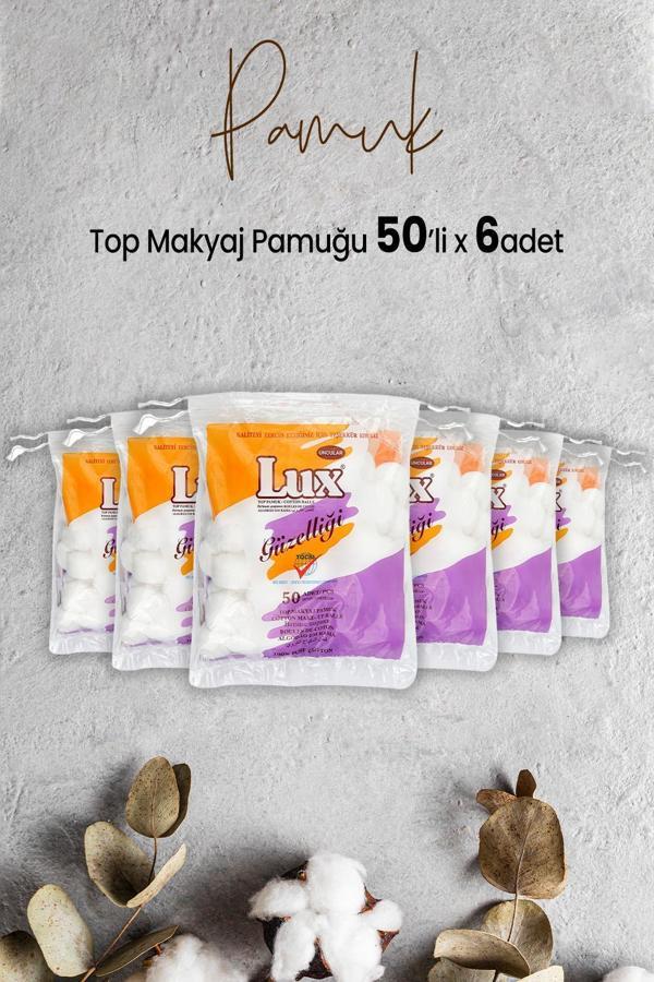 Lux Top Makyaj Pamuğu 50'li x 6 Adet - Image 1