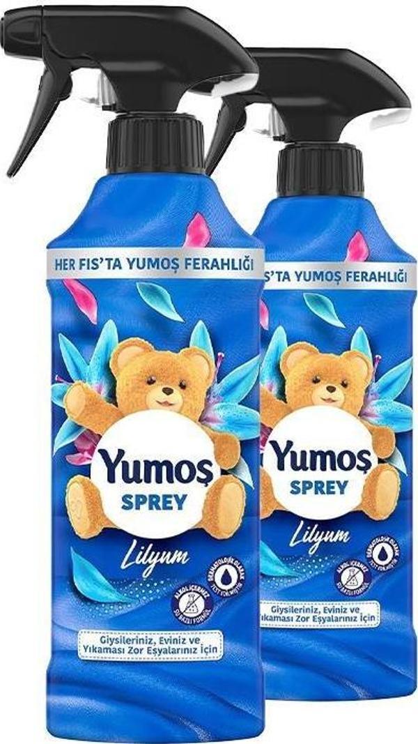 Yumoş Sprey Yıkaması Zor Eşyalar Için Lilyum 450 ml x 2 - Image 1
