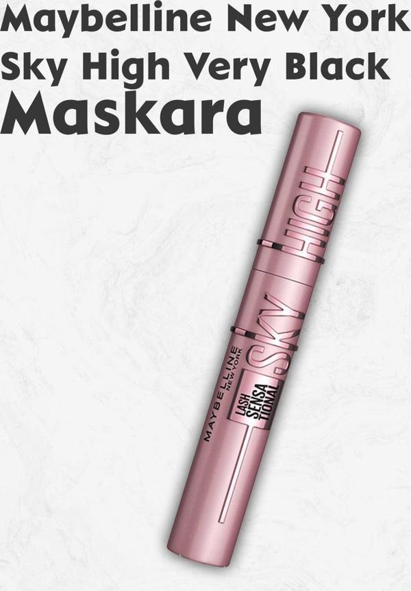 Maybelline New York Sky High Very Black Maskara - Image 1