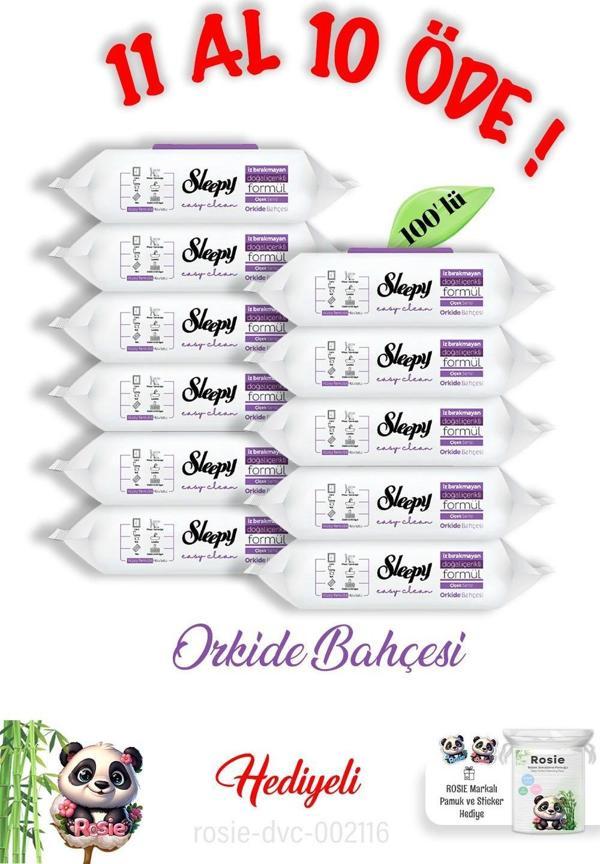 11 Al 10 Öde Sleepy 100' lü Orkide Bahçesi ve Rosie Pamuk - Image 1