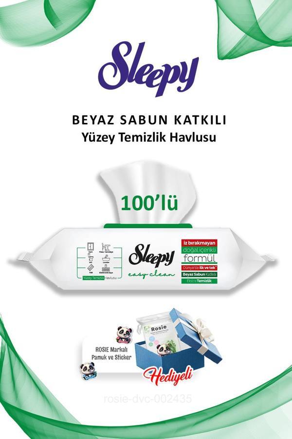 Beyaz Sabun Katkılı Sleepy Easy Clean 100'lü ve Rosie - Image 1