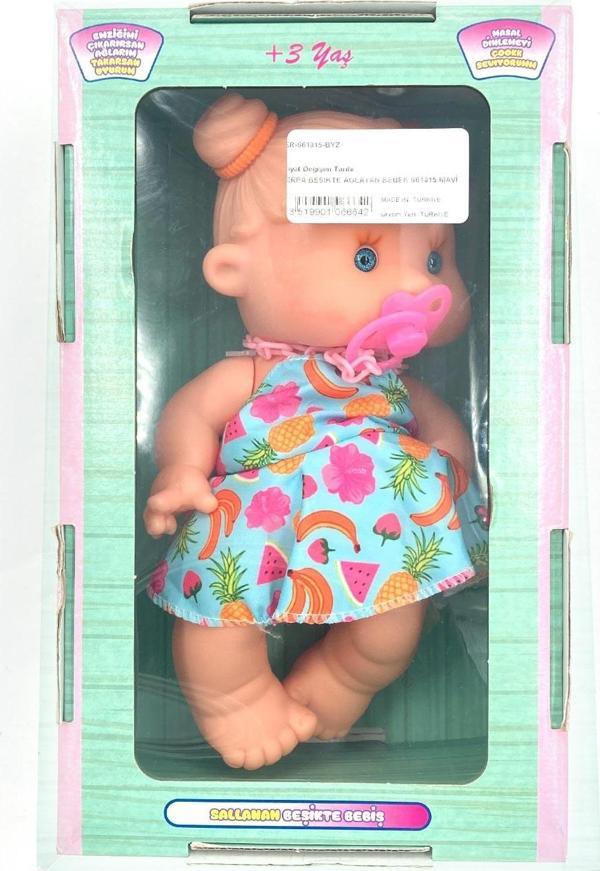 Erpa Beşikte Ağlayan Bebek 661815 Mavi - Image 1