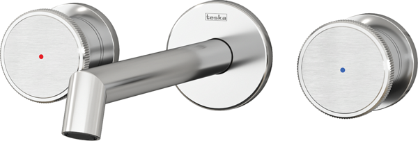 Teska Grande Shine Lavabo Bataryası-Krom - Image 1
