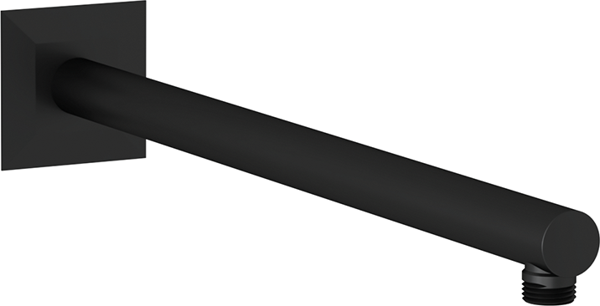 Teska Q25*40cm Duvardan Tepe Duş Borusu-Full Siyah - Image 1
