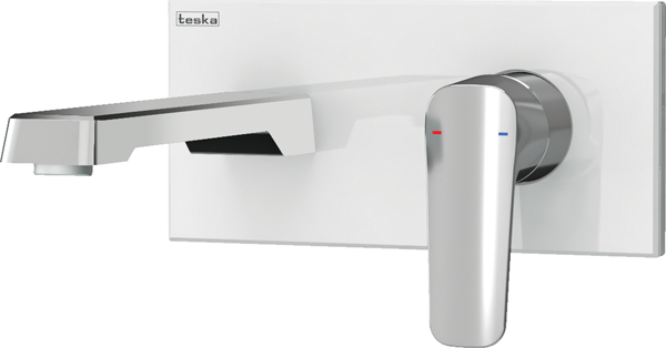 Teska Quasar Lavabo Bataryası-Beyaz Camlı - Image 1