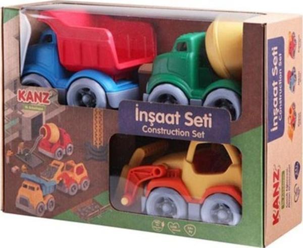 Kanz İnşaat Seti Kamyonlar 3 Lü Set 30856 - Image 1
