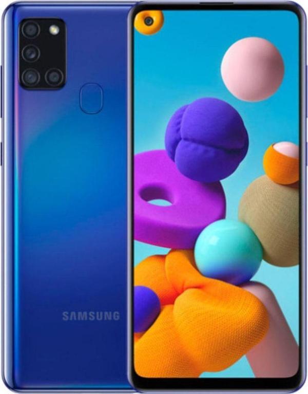 Samsung Yenilenmiş Galaxy A21S 64 GB Mavi A Grade - Image 1