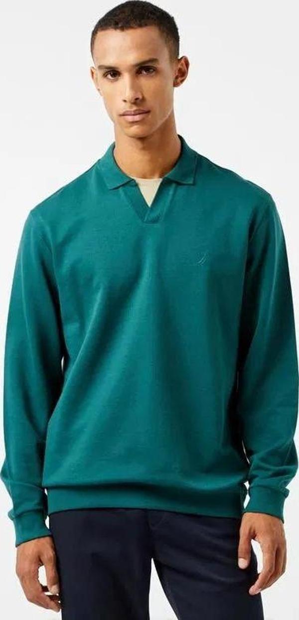 Nautica Erkek Polo Sweatshirt K47309T - Image 1