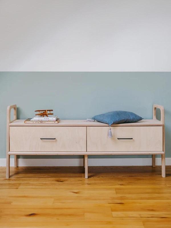 Woodesk Cadre Masif Ahşap, Dolap Ve Konsol, 140X60, Natural Renk, Cpt4706-140 - Image 1