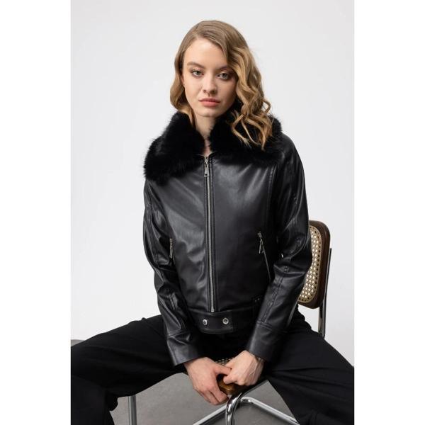 Ekol Kadın Deri Mont 24K.EKL.MNT.09003.1 - Image 1