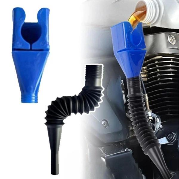 Araba Ve Motorsikletler İçin Katlanabilir Plastik Motor Yağ Hunisi - Image 1
