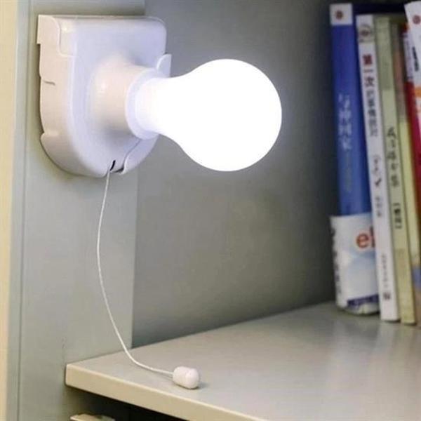 Pratik Pilli Aç Kapa İpli Çek Yak Taşınabilir Led Ampül Lamba - Image 1