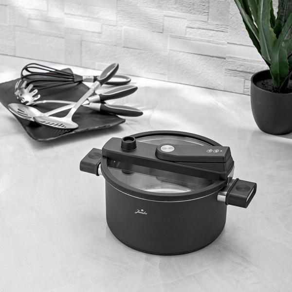Jumbo Force Fusion Siyah Hızlı Pişirici 6 Lt - Image 1