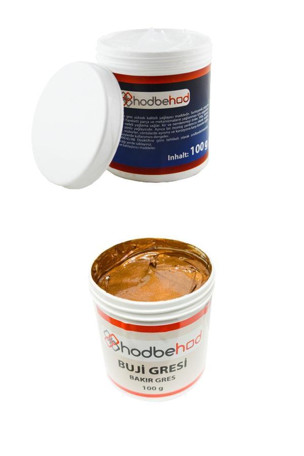 Hodbehod Araba Motor Buji Yüksek Voltaj Yalıtım Gresi ve Korozyon Önleyici 2x100 GR Set - Image 1