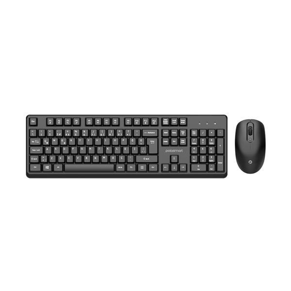 Polosmart PSK11 Kablosuz Klavye&Mouse Set Siyah - Image 1