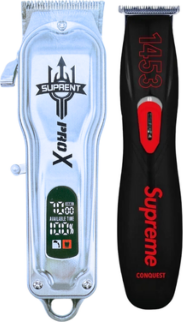 Suprent Pro X & 1453 Conquest Trimmer Tıraş Makineleri - Image 1