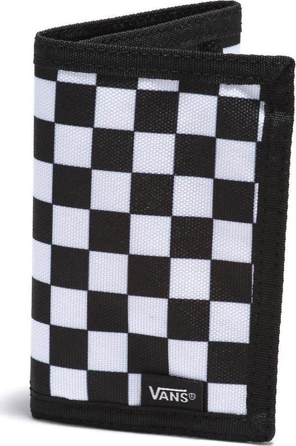 Vans Slipped Kumaş Para Cüzdanı Black/White Check VN000C3HU0I - Image 1