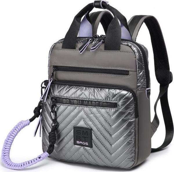 Smart Bags Parlak Kumaş Küçük Boy Askılı Kadın Sırt Çantası 3250 - Image 1